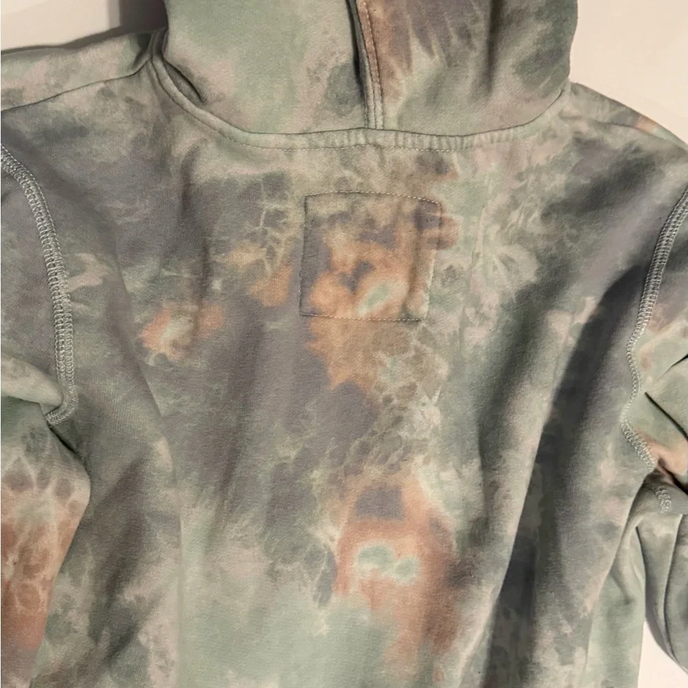 Abercrombie & Fitch Green Tie-Dye Hoodie